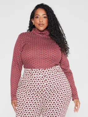 Giselle Floral Print Turtleneck - Gabi Fresh x FTF