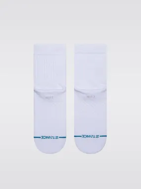 Icon Quartern Socks - White