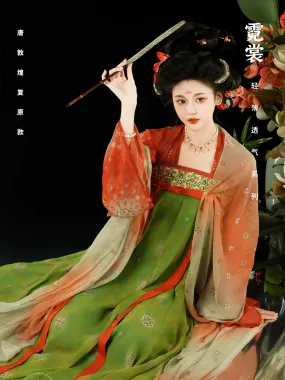 Ni Shang 霓裳 Tang Dynasty Embroidered Restoration Qixiong Ruqun Set