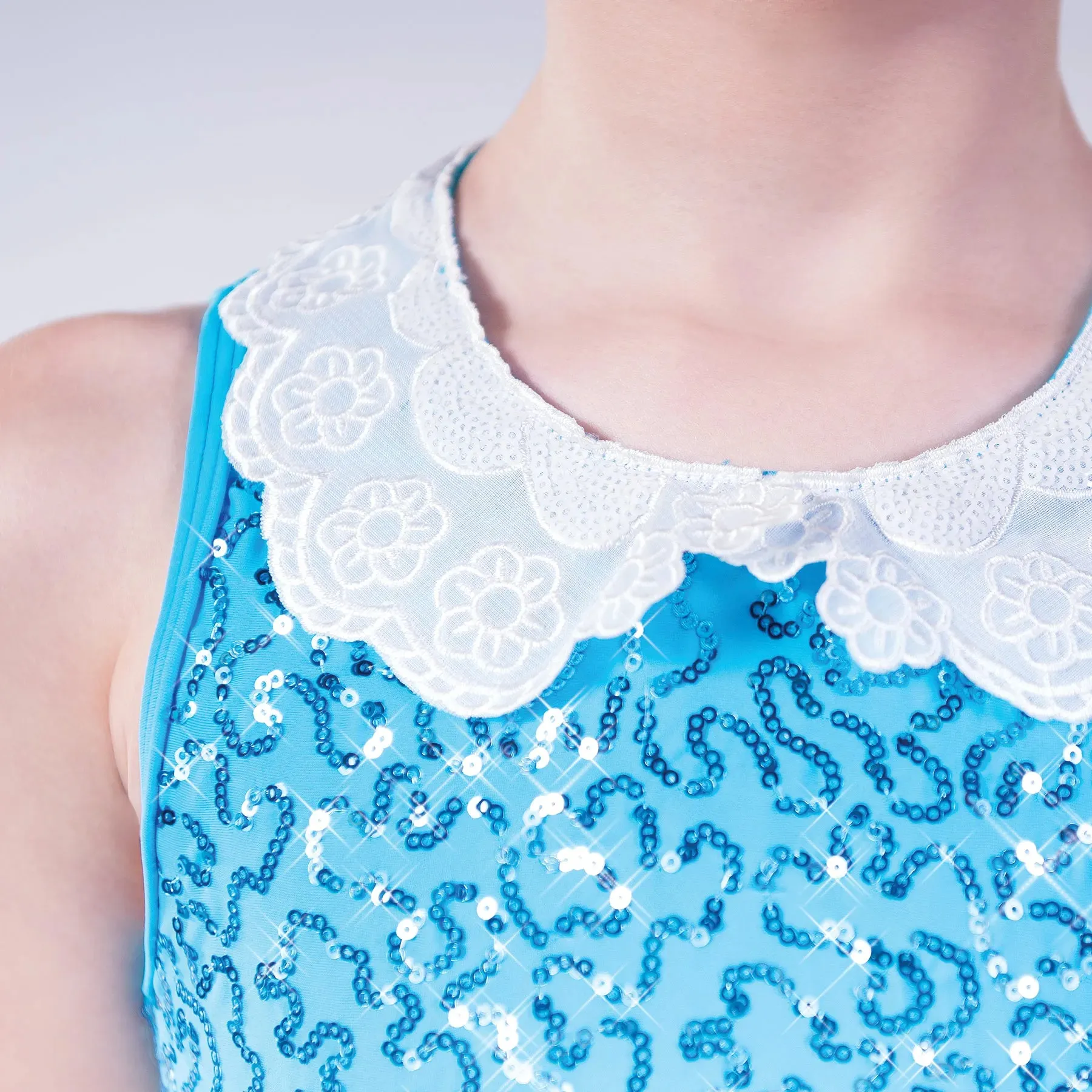 1st Position Sequin Collar Glitz Costume