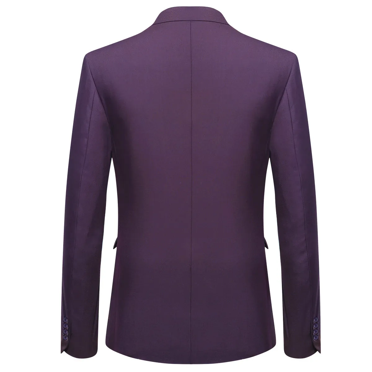 2-Piece Slim Fit Simple Designed Purple Suit