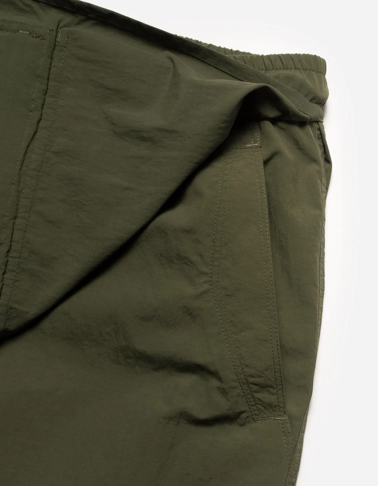 5283 Asym Cargo Hakama Pants WR Olive