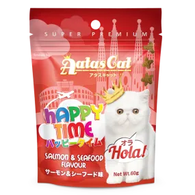 Aatas Cat Happy Time Hola! - Salmon & Seafood 60g