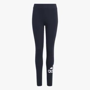 adidas Girls Essentials Big Logo Cotton Tights Black