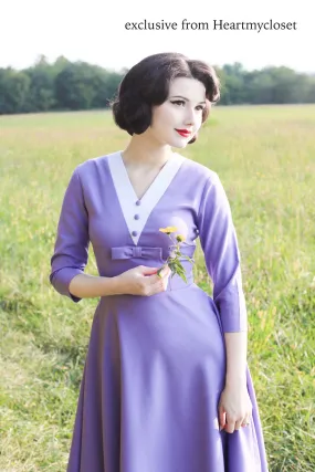 Agent Carter - purple dress 50s