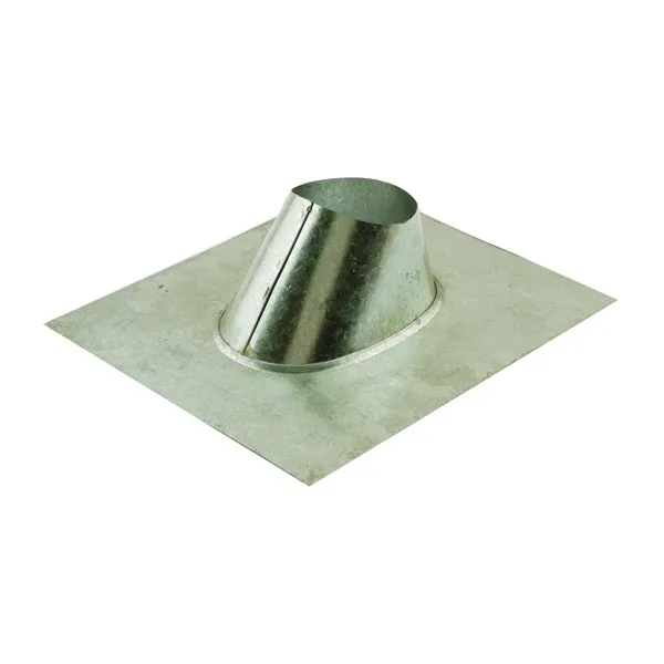 AmeriVent 4EF Roof Vent Flashing, 16-3/8 in OAL, 13-3/4 in OAW, Galvanized Steel