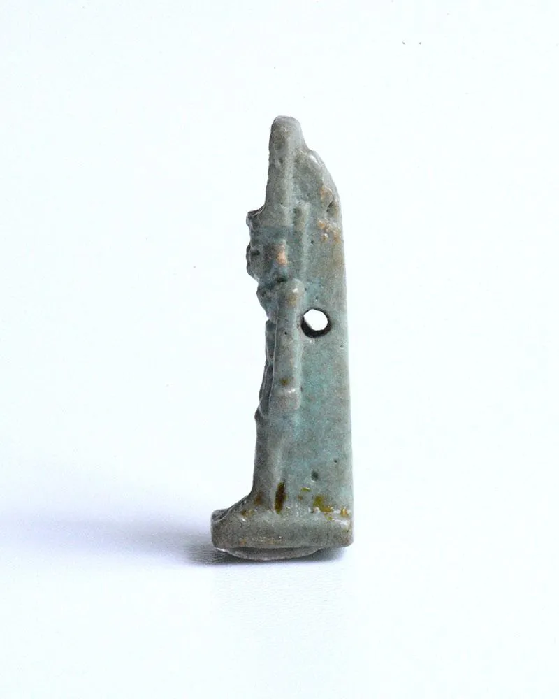 An Egyptian Faience amulet of Amun-Ra, Late Period, ca. 722 - 332 BCE