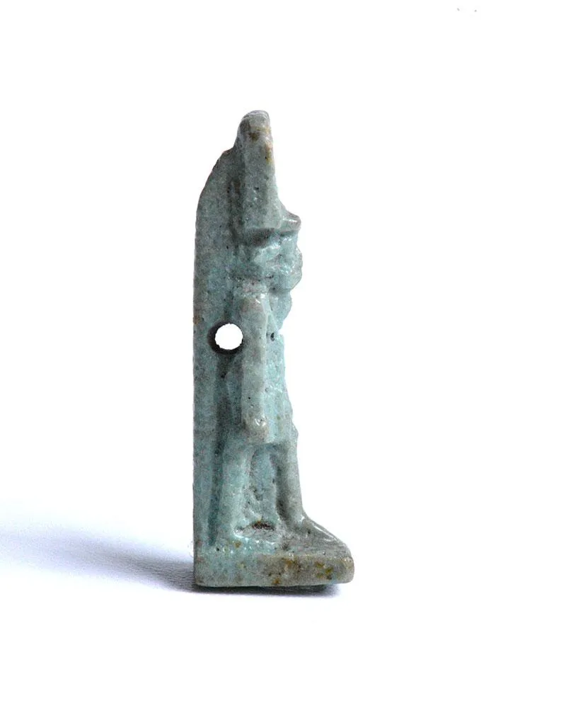 An Egyptian Faience amulet of Amun-Ra, Late Period, ca. 722 - 332 BCE