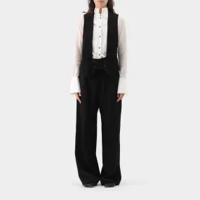 Ann Demeulemeester Wool Panelled Vest and Blazer