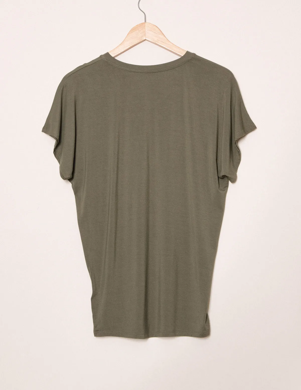 Bamboo Dolman Tunic - Olive