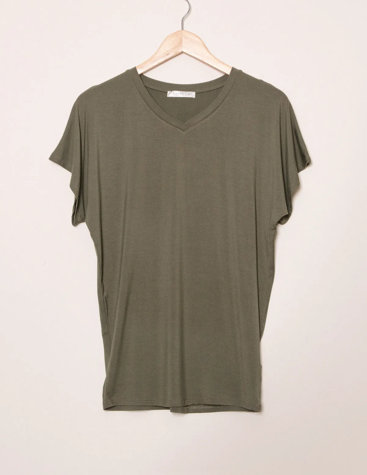 Bamboo Dolman Tunic - Olive