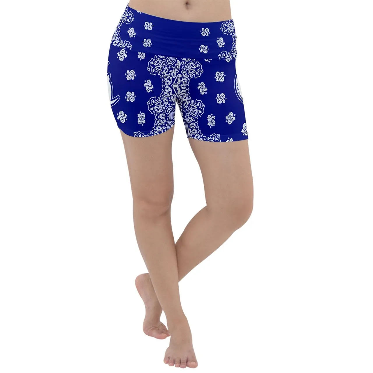 BANDANA Cs'UP Lightweight Velour Yoga Shorts