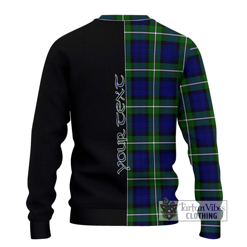 Bannerman Tartan Ugly Sweater with Family Crest and Half Of Me Style