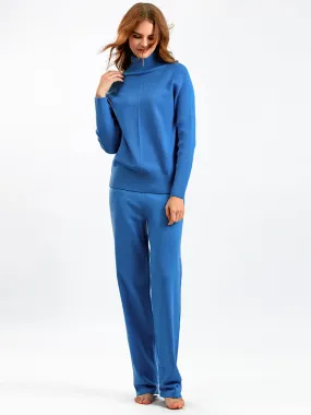 Basic Bae Turtleneck Raglan Sleeve Top and Pants Sweater Set