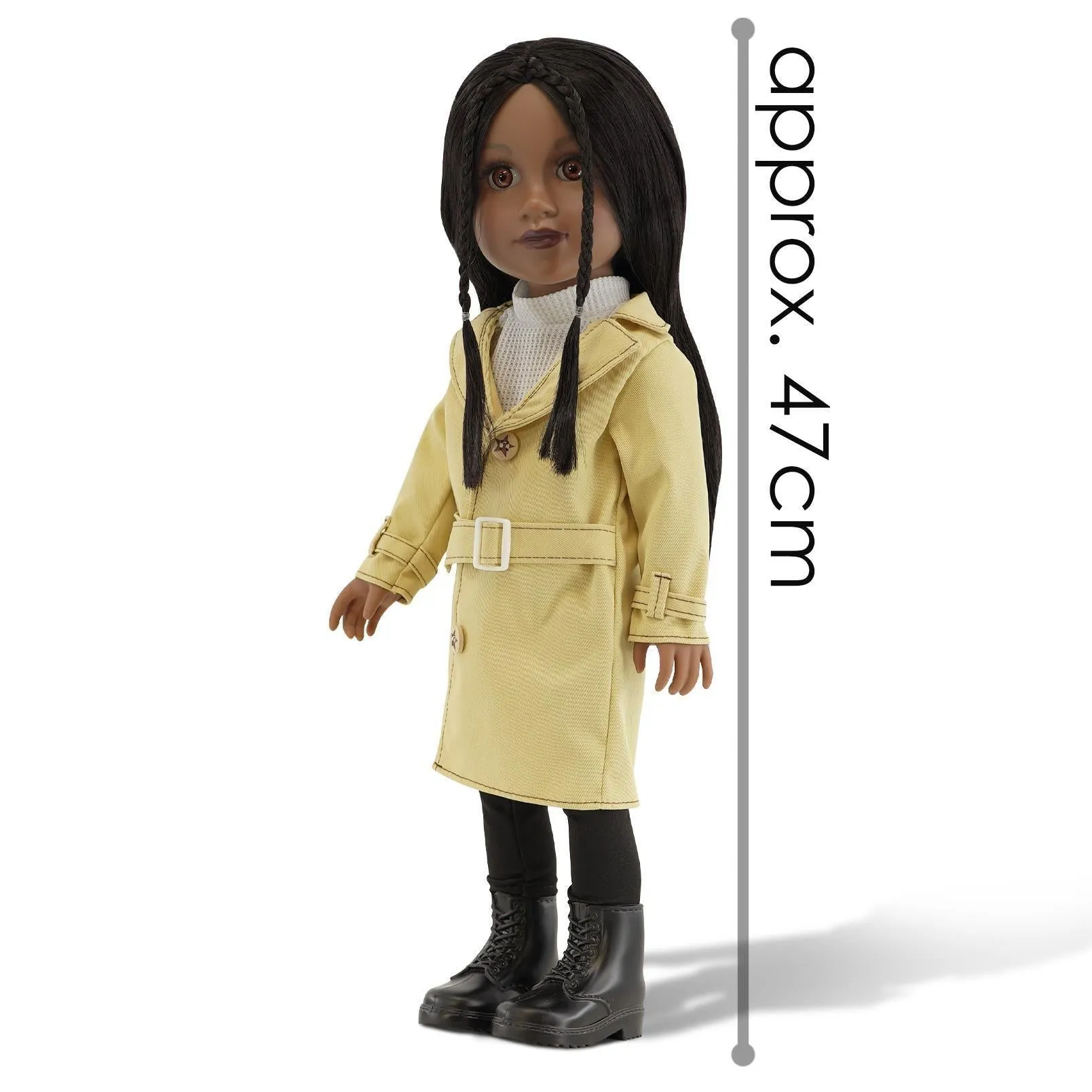 BiBi Fashion Black Doll "NAOMI" (47 cm / 18")