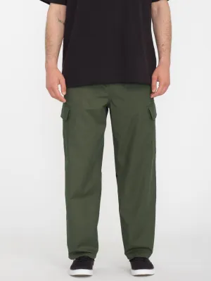 Billow Tapered Cargo Trousers - SQUADRON GREEN