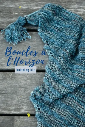 Boucles à l'Horizon Shawl | Knitting Kit