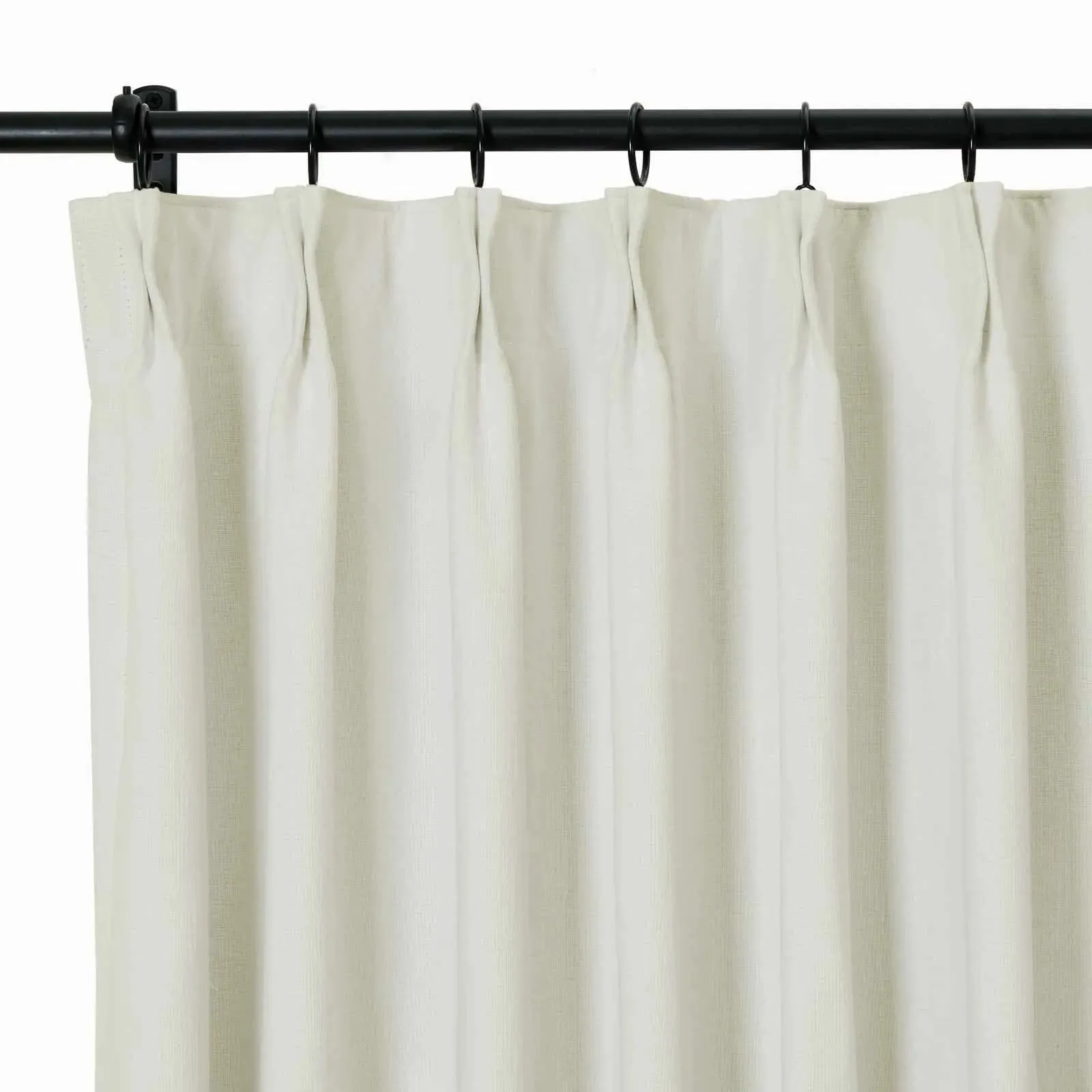 Broad 100% Cotton Plain Weave Curtain Pleated