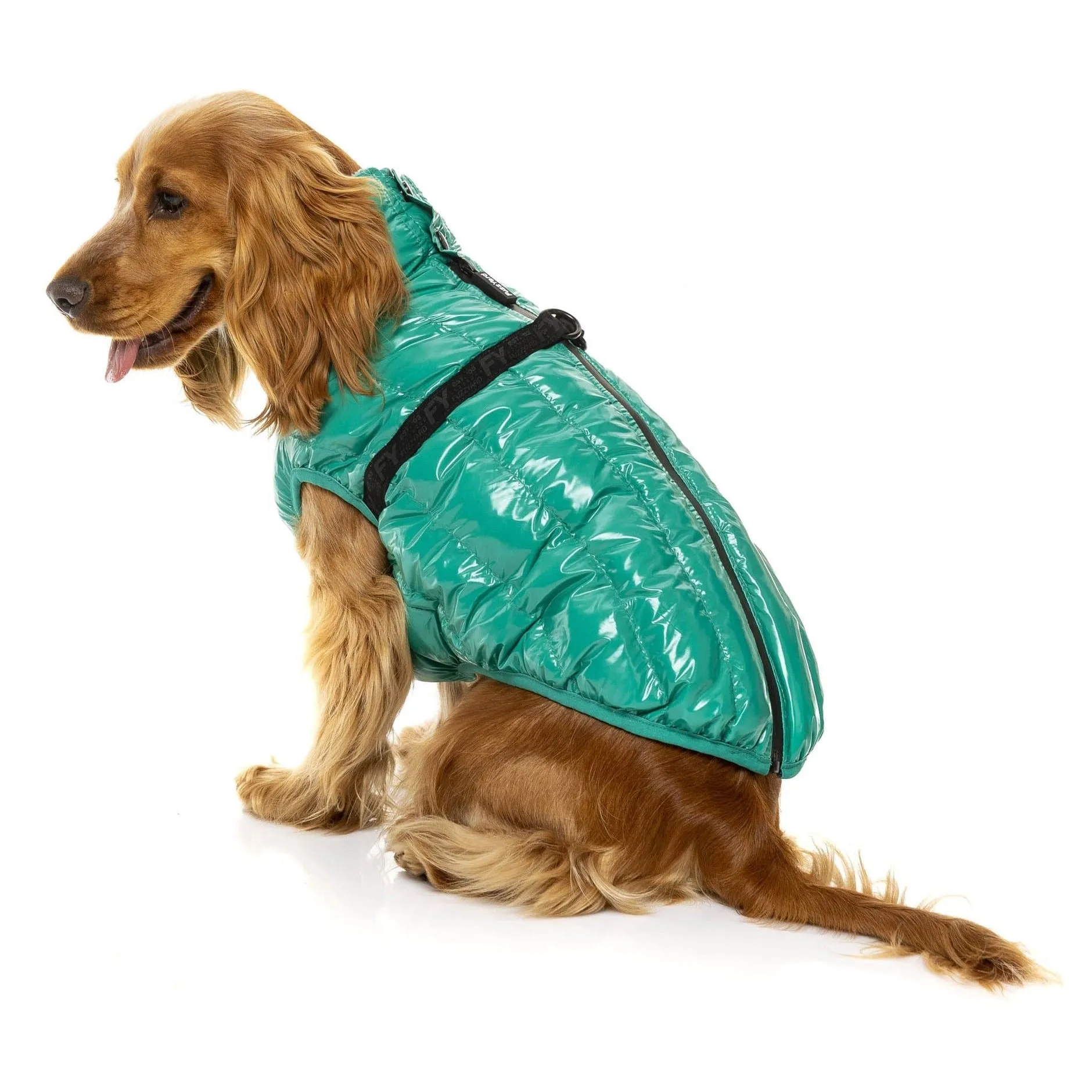 Calabasas Dog Jacket - Sea Green