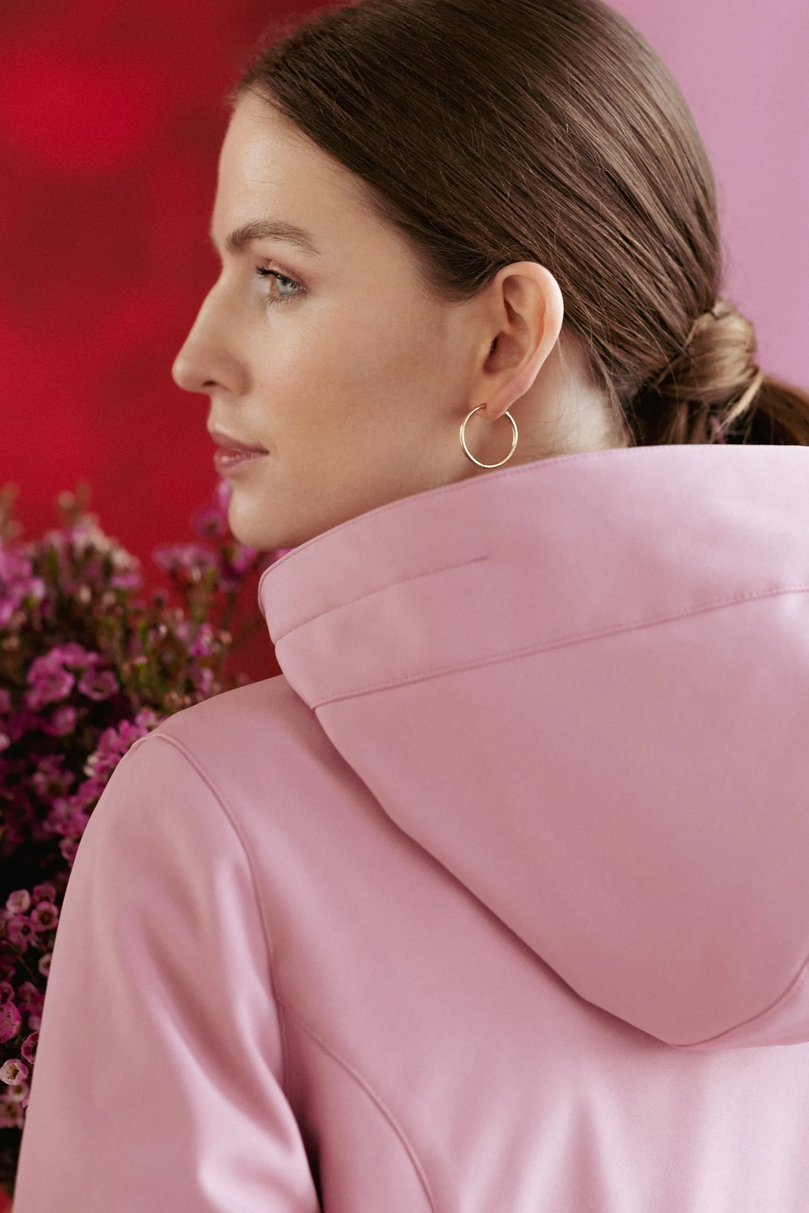 Camille Raincoat Pink