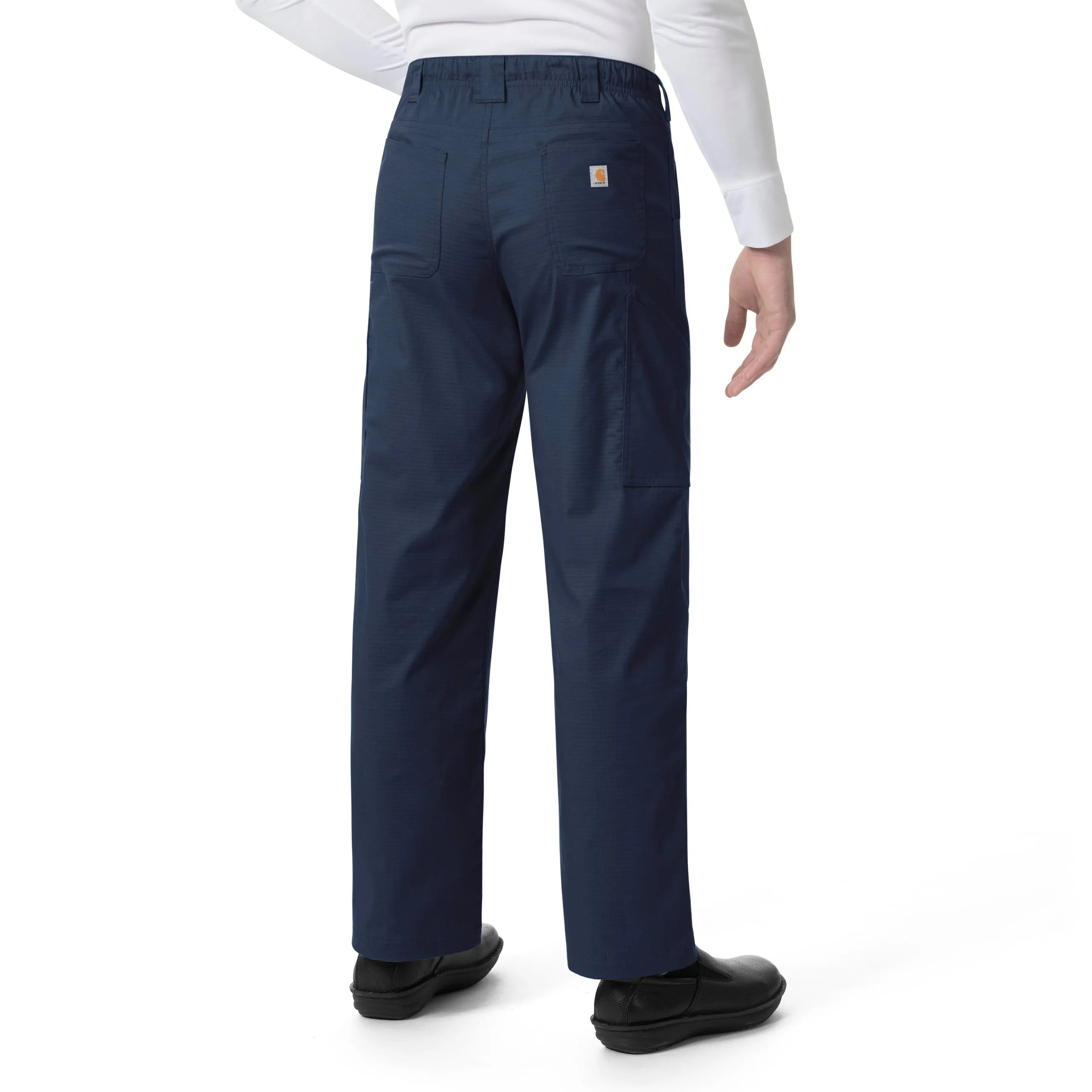 Carhartt Rugged Flex Ripstop Men’s Straight Leg Cargo Scrub Pant - Navy