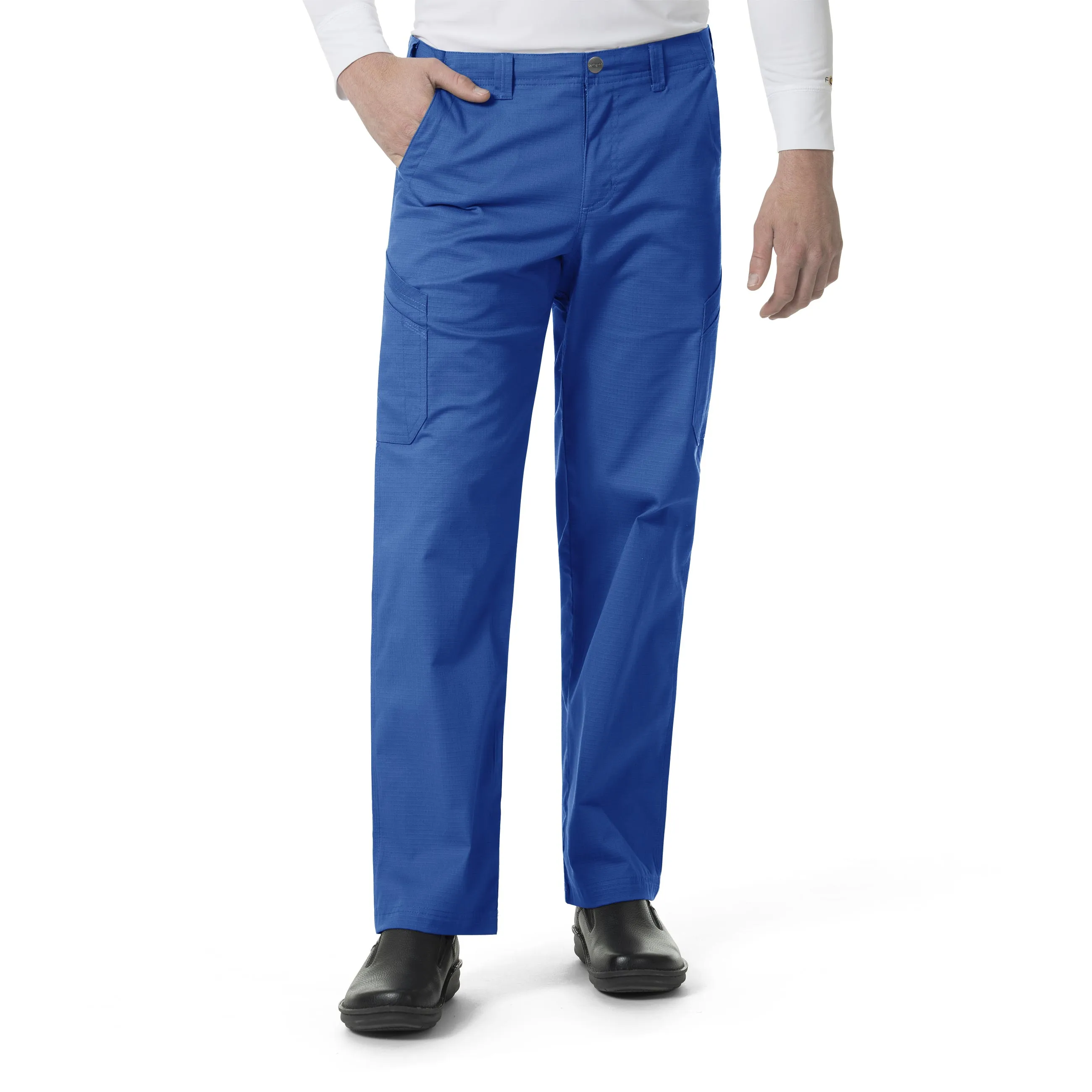 Carhartt Rugged Flex Ripstop Men’s Straight Leg Cargo Scrub Pant - Royal