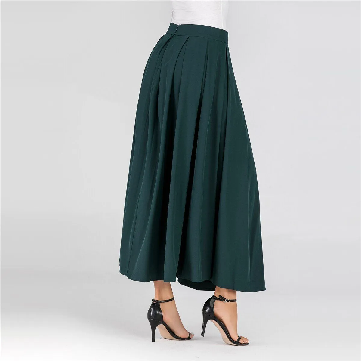 Casual Pleated Skirt