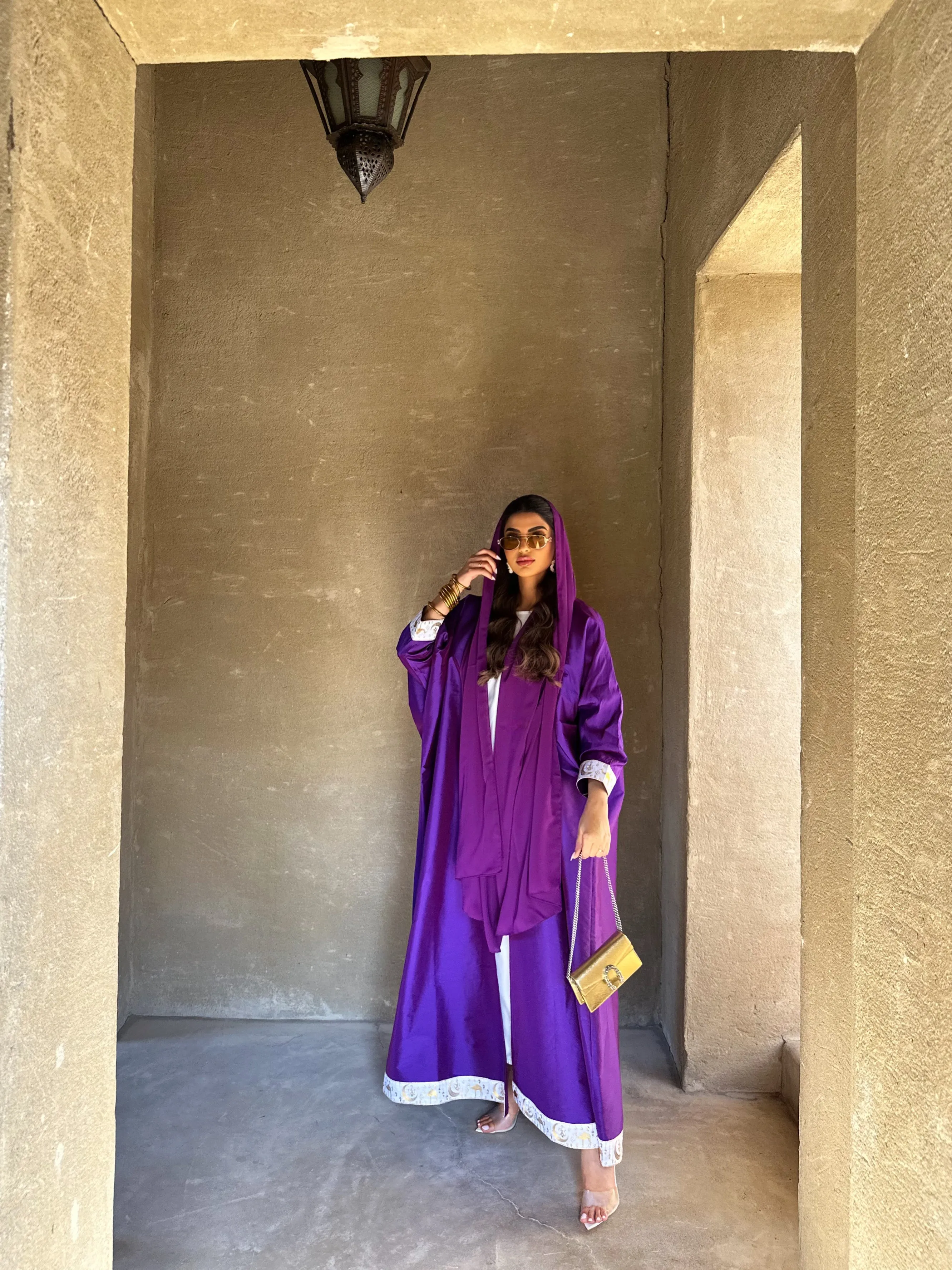 CASUAL RAMDAN PURPLE BISHT ABAYA #435