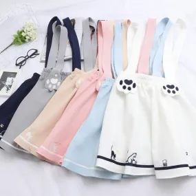 Cat Paws Strap Skirt SD02401