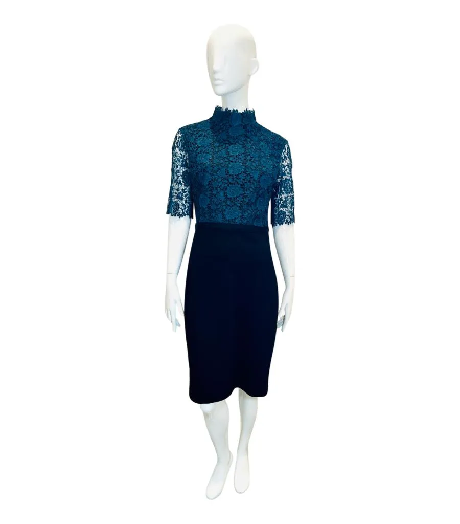 Catherine Deane Lace Sheath Dress. Size 12UK