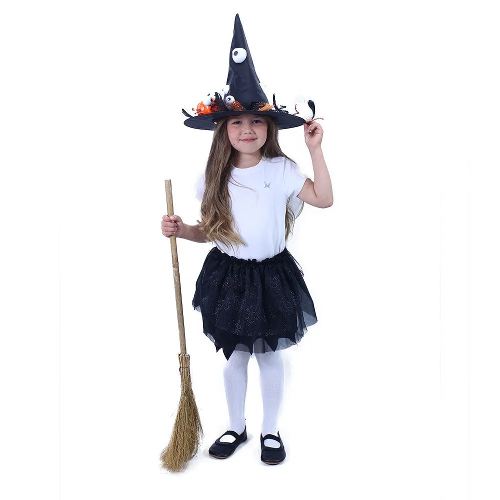 Children's costume tutu witch skirt / Halloween