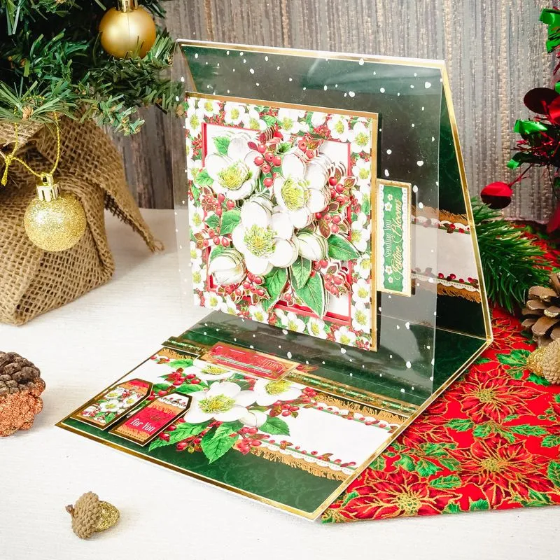 Christmas Wishes Deco-Large Set - Christmas Rose