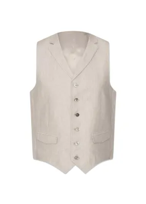 City Waistcoat - White Sand