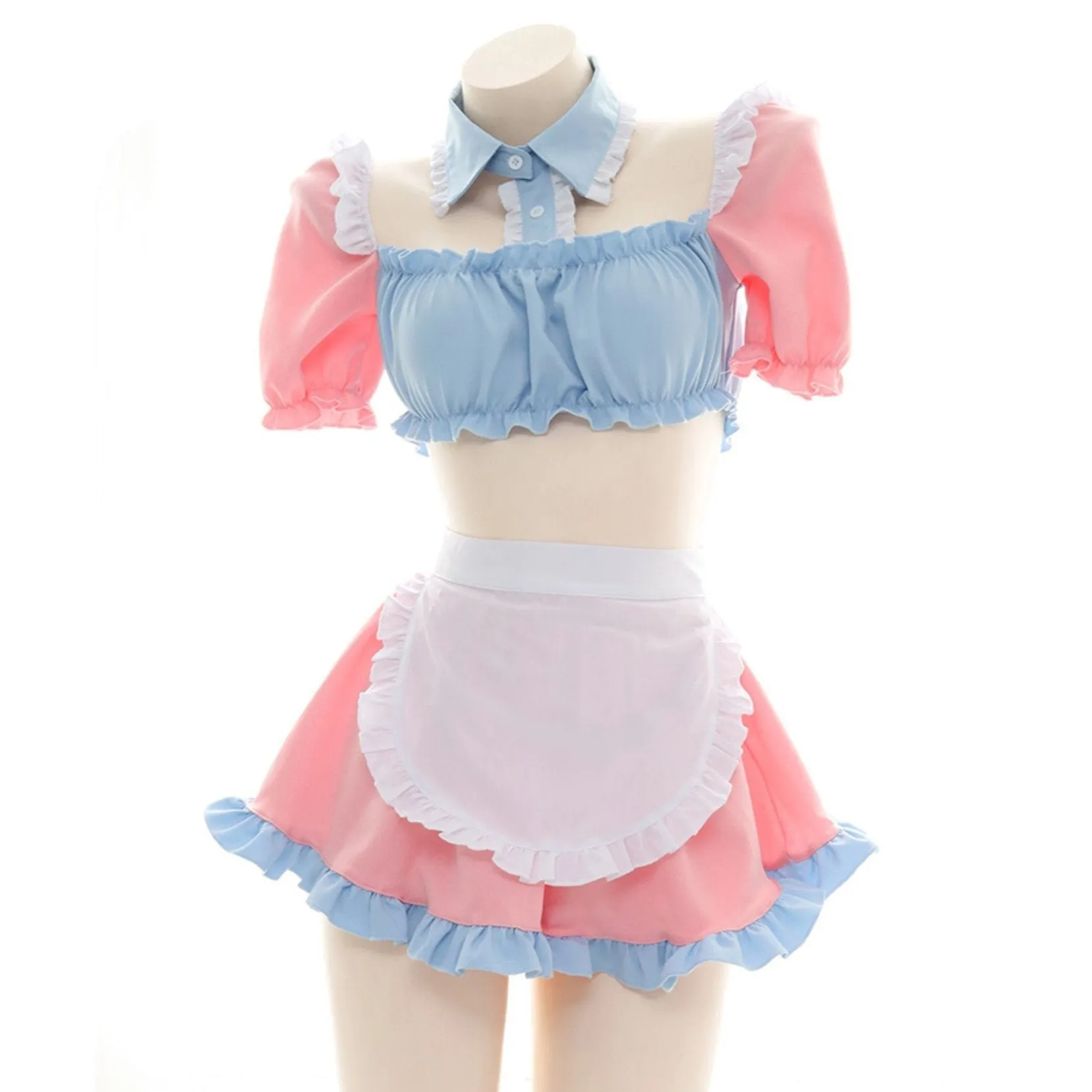 Cotton Candy Maid Cosplay Set