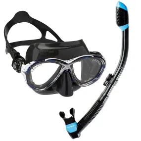 Cressi Eyes Evolution Crystal Mask Dry Snorkel Package