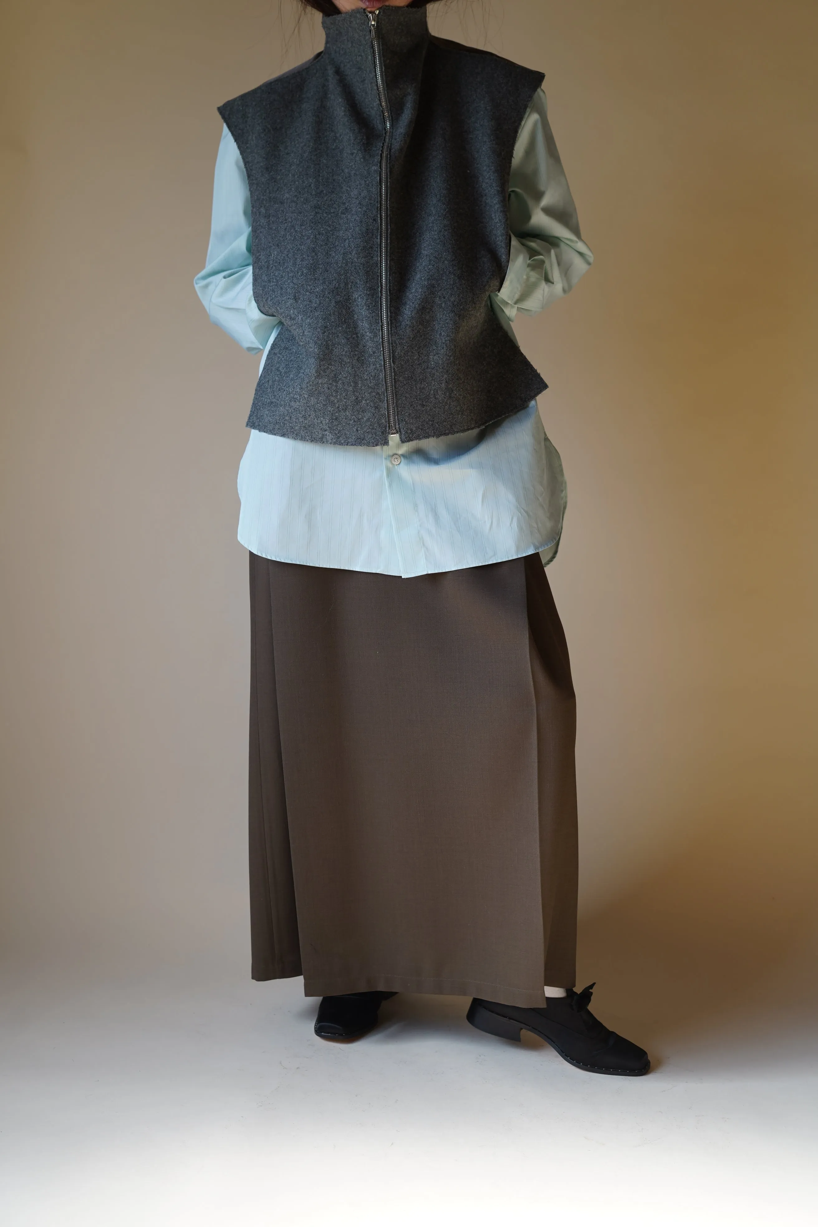 CRISTASEYA<br>PLEATED LONG SKIRT