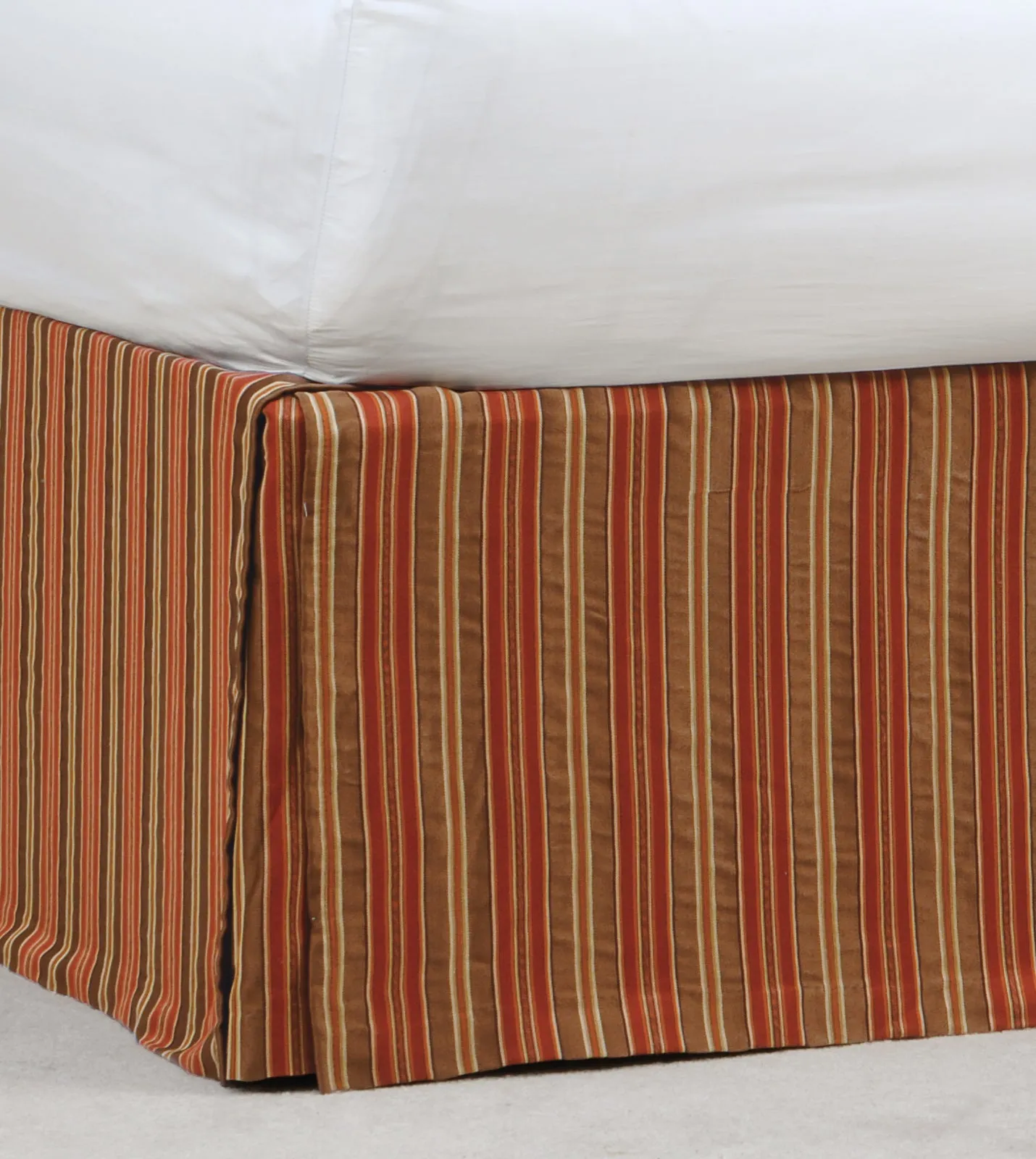 Edgemore Bronze Striped Bed Skirt