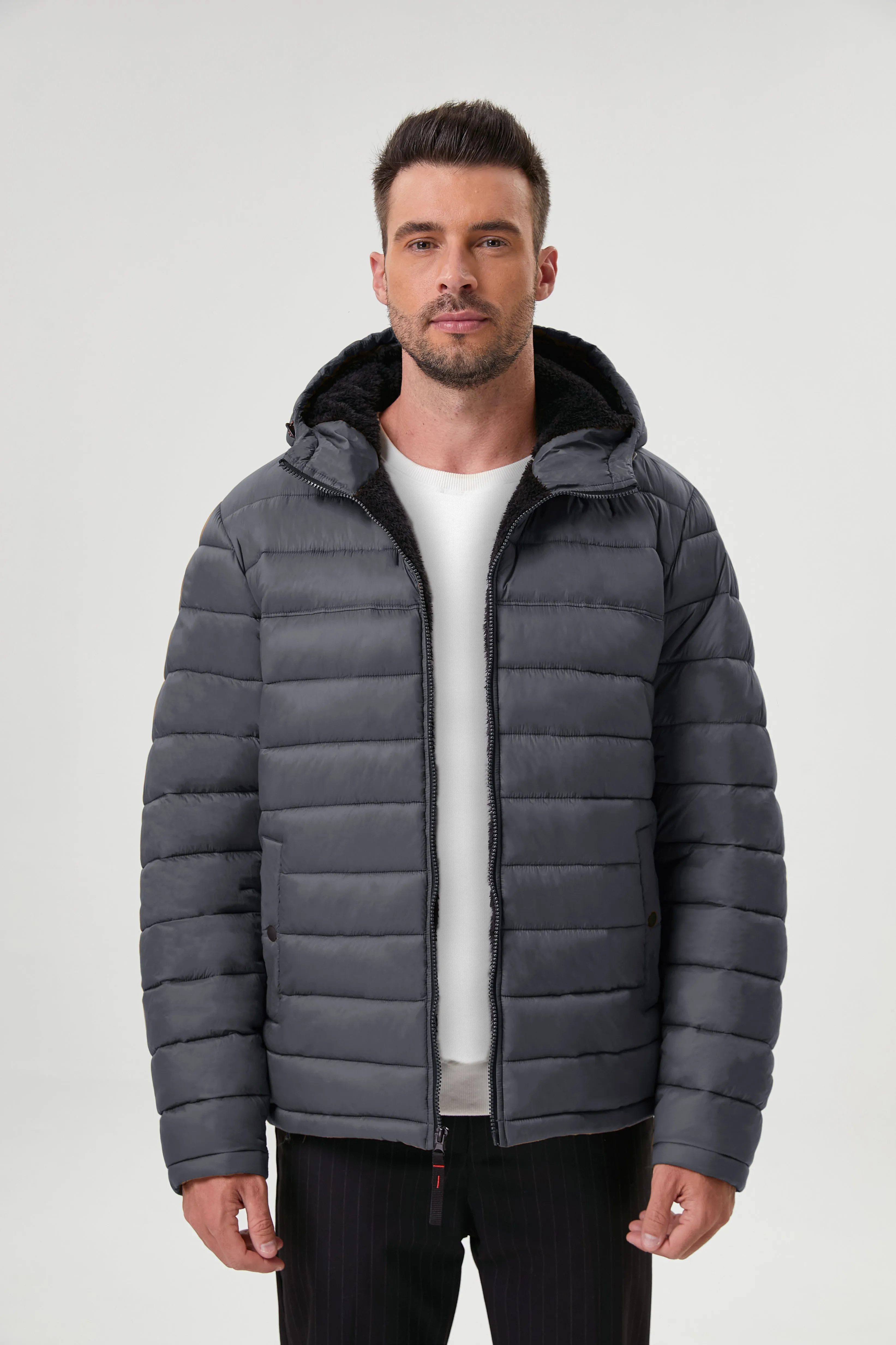 Empire Sherpa Quilted Jacket