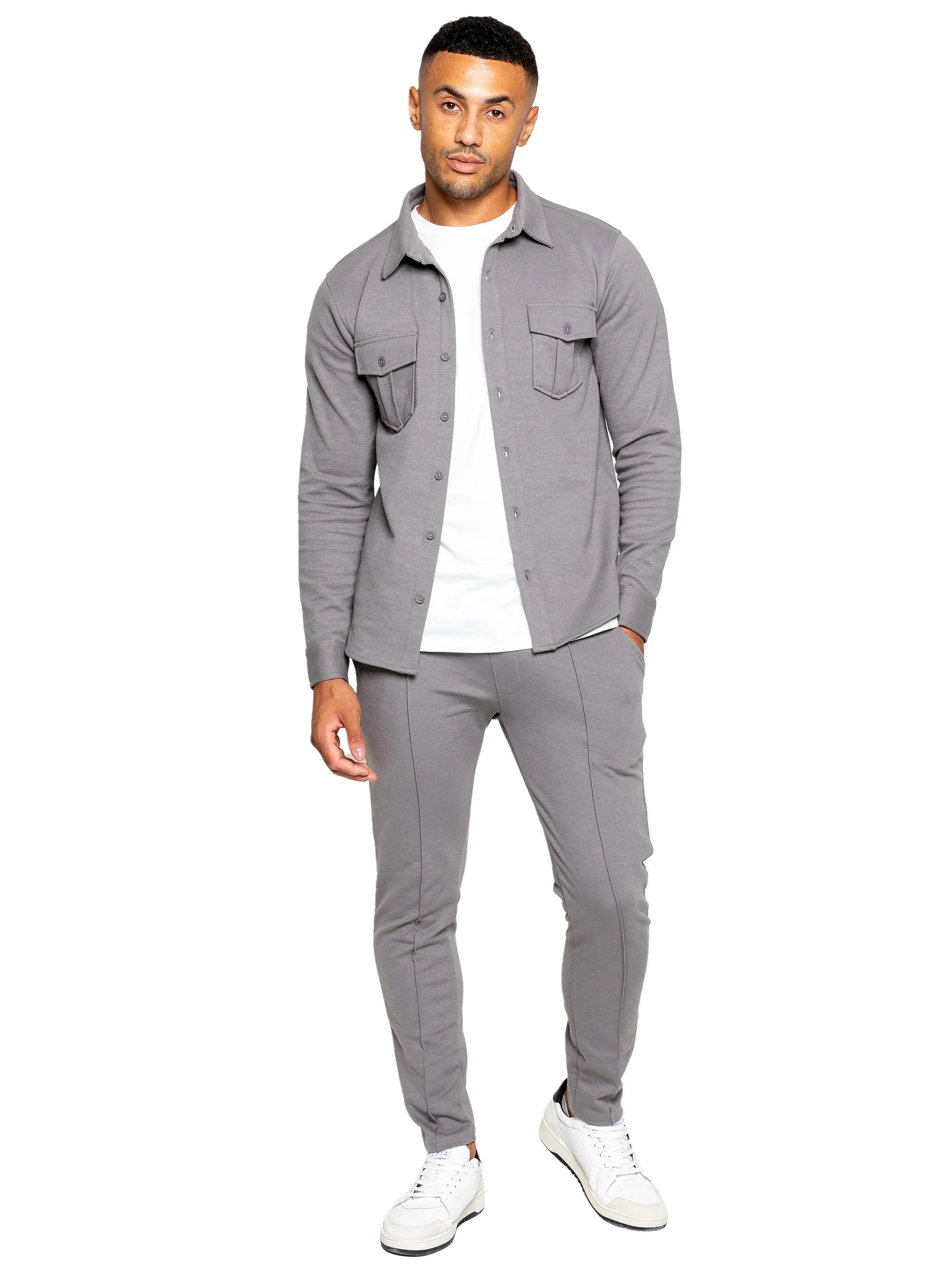 Enzo | Mens Overshirt Tracksuit Set