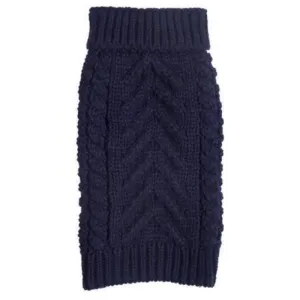 Fabdog | Chunky Turtleneck Dog Jumper - Navy