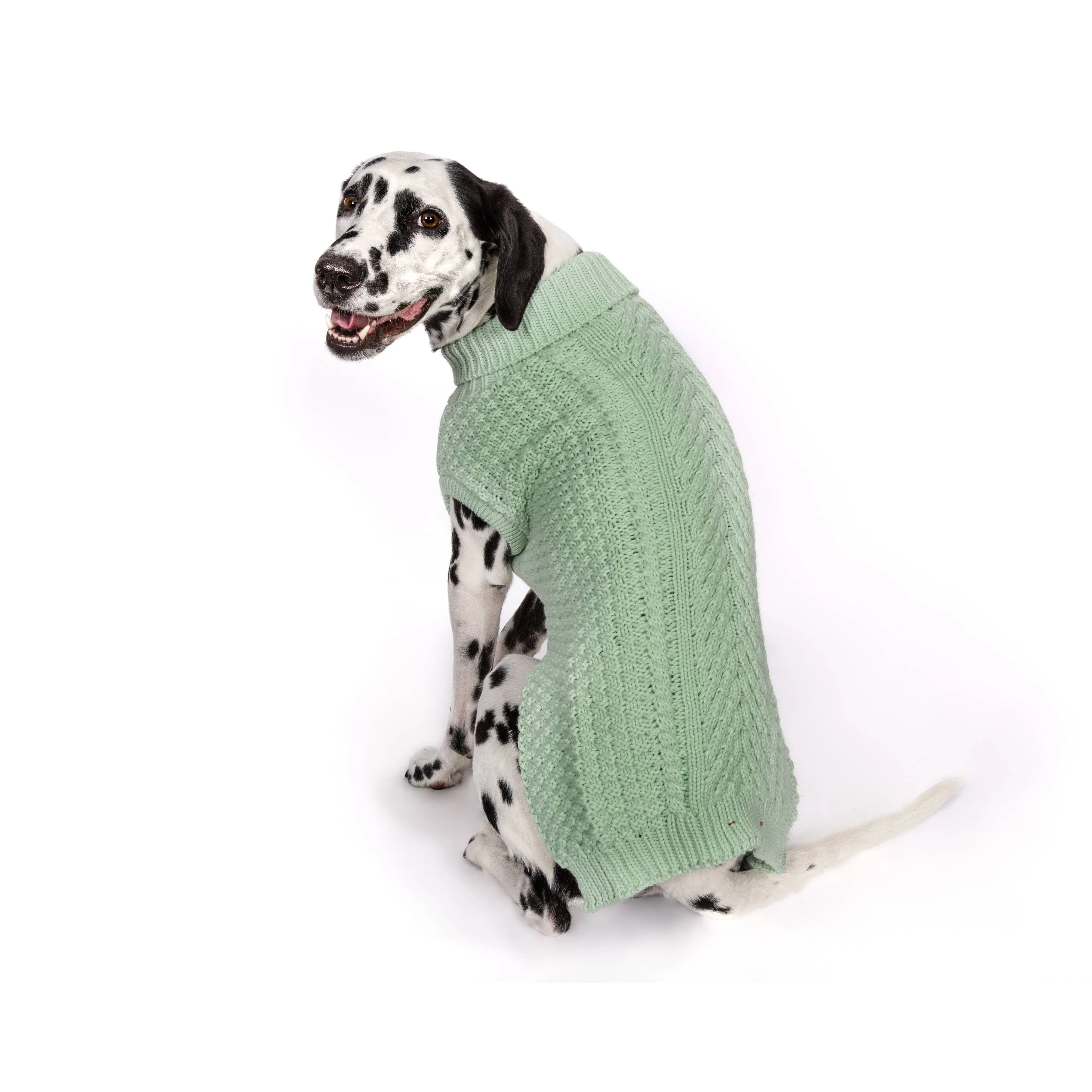 Fabdog | Super Chunky Dog Sweater Mint