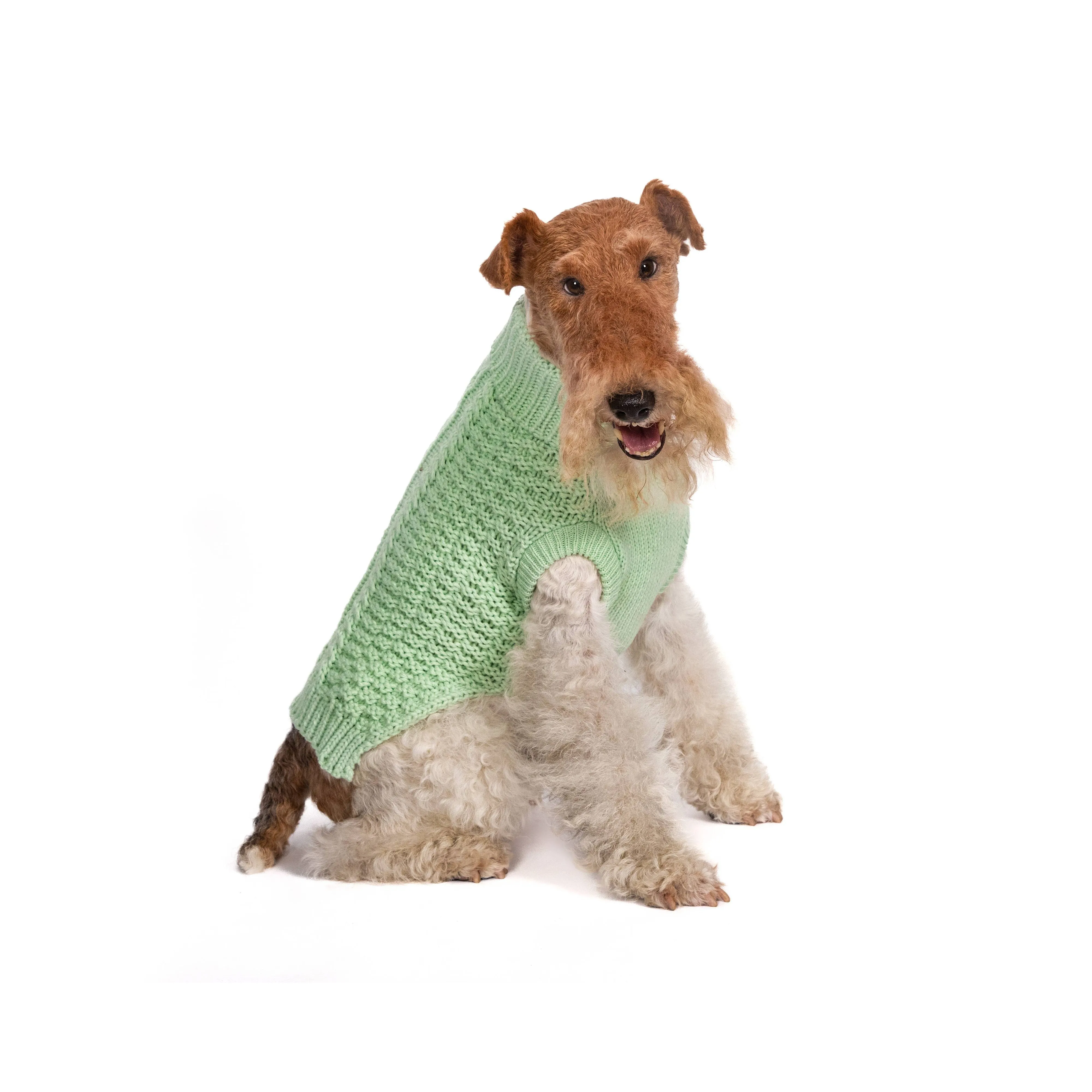 Fabdog | Super Chunky Dog Sweater Mint