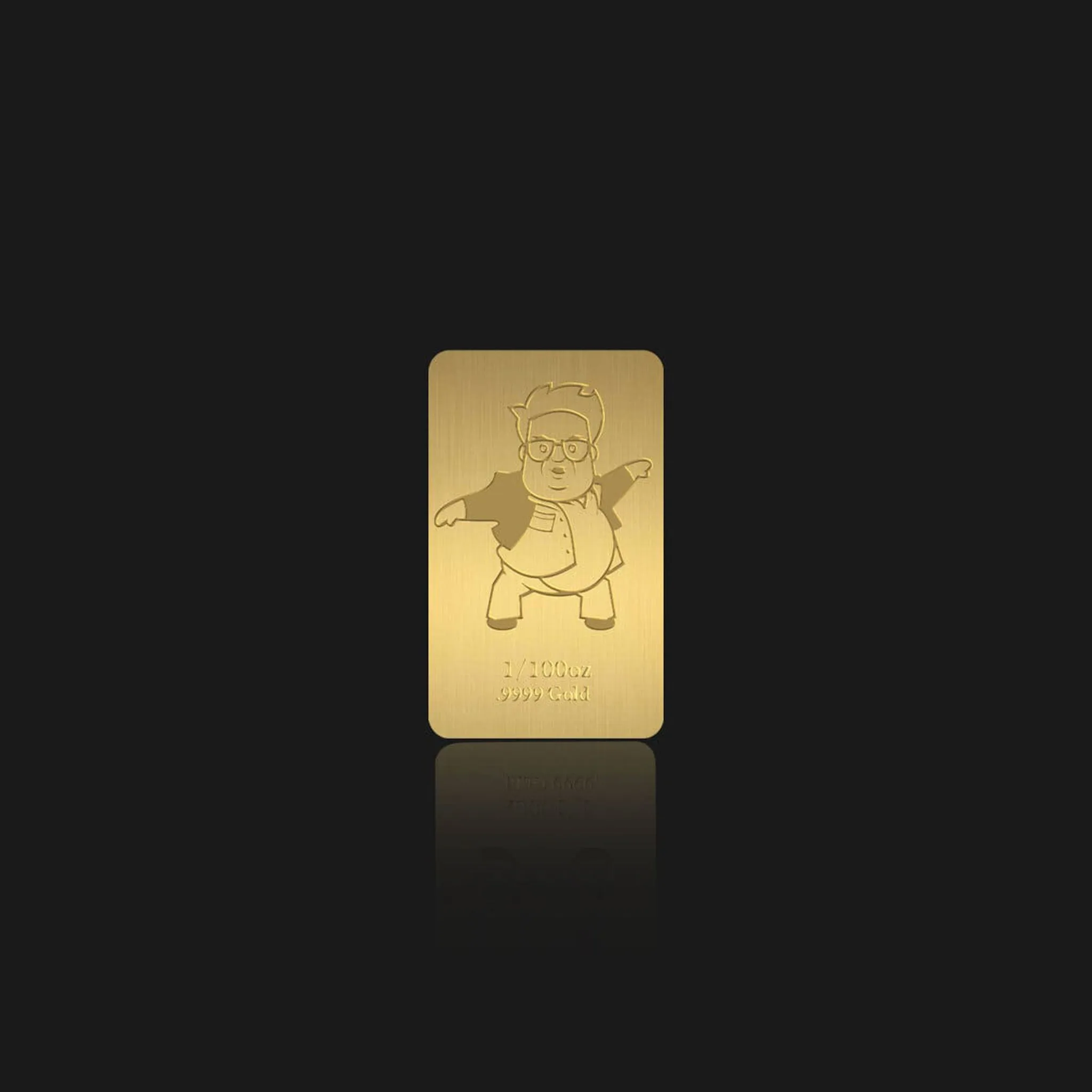 Farley "Fat Guy In A Little Coat" 1/100th oz Gold Bar - November