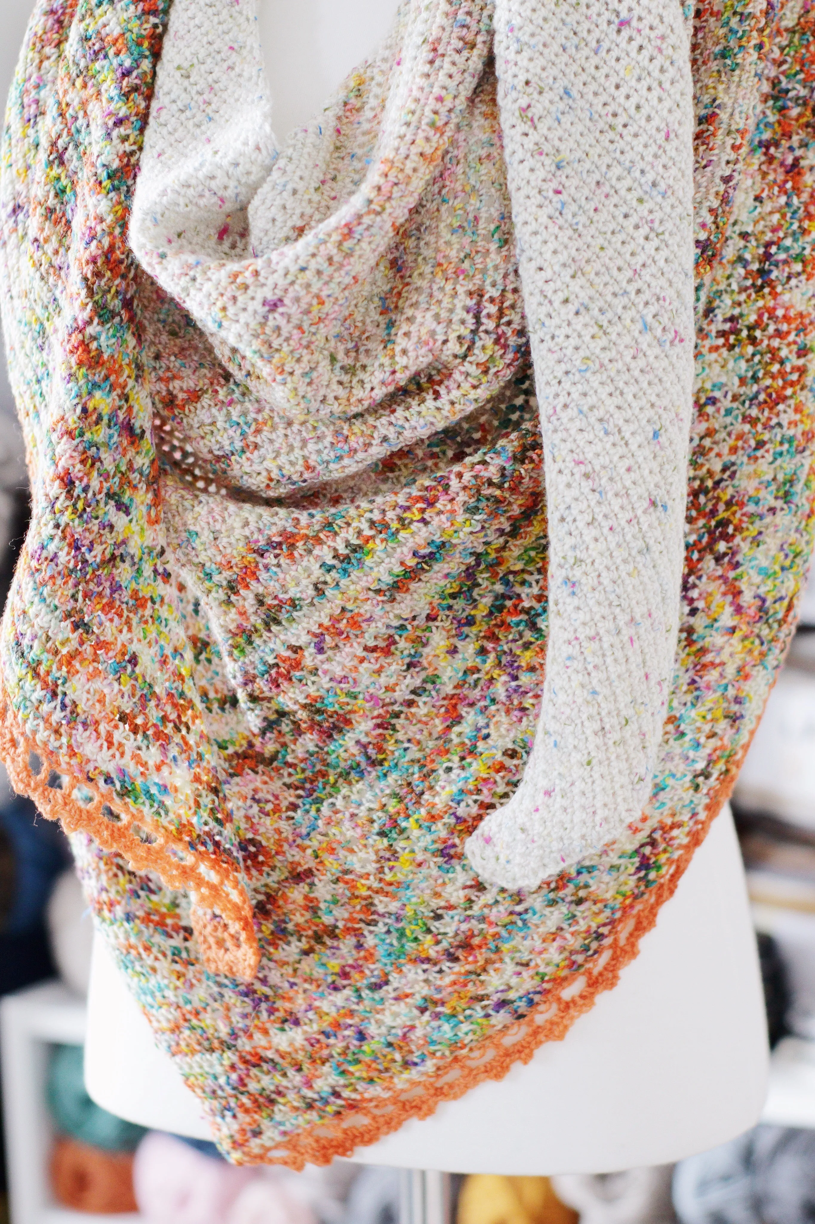 Flatiron Shawl // Crochet PDF Pattern