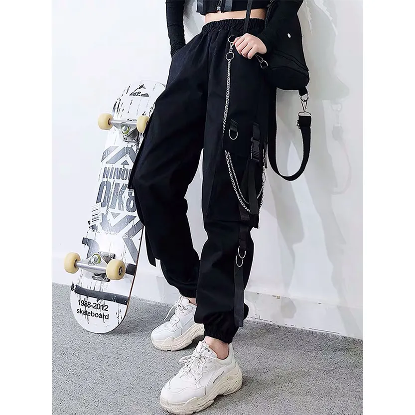 Funki Buys | Pants | Women's Harajuku Streetwear Cargo Pants