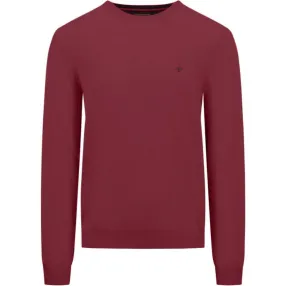 Fynch Hatton - 3XL, Crew Neck Jumper, Ruby Red