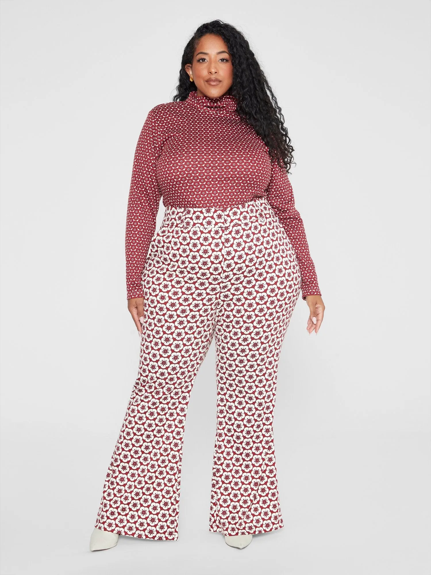 Giselle Floral Print Turtleneck - Gabi Fresh x FTF