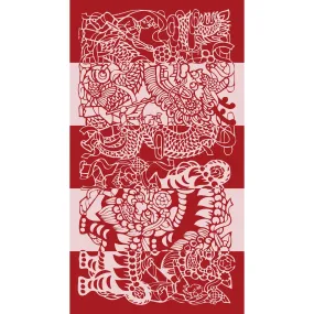 GOD x Teresa's Turkish Towel, Lion Dance Papercut