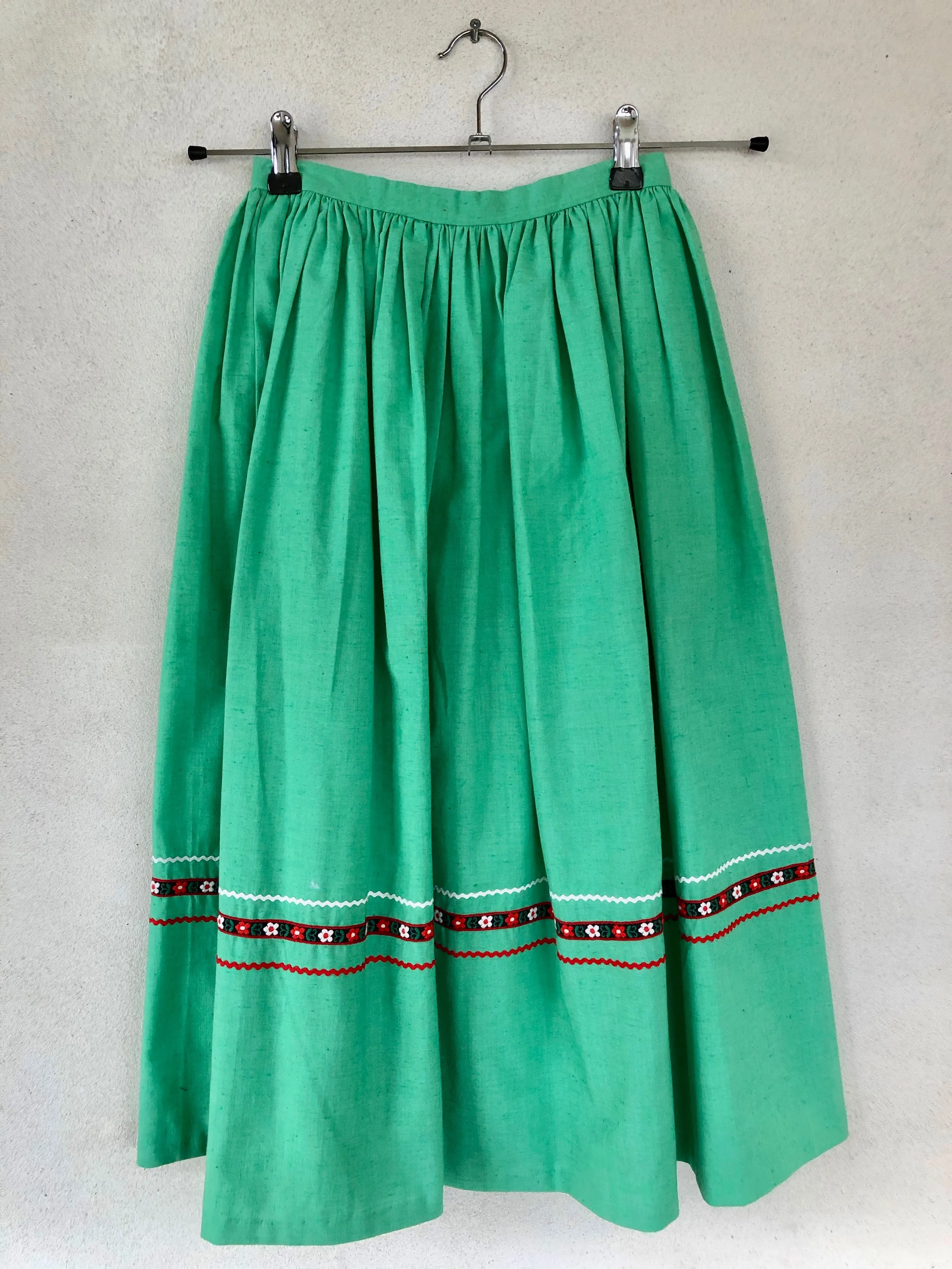 Green Midi Skirt