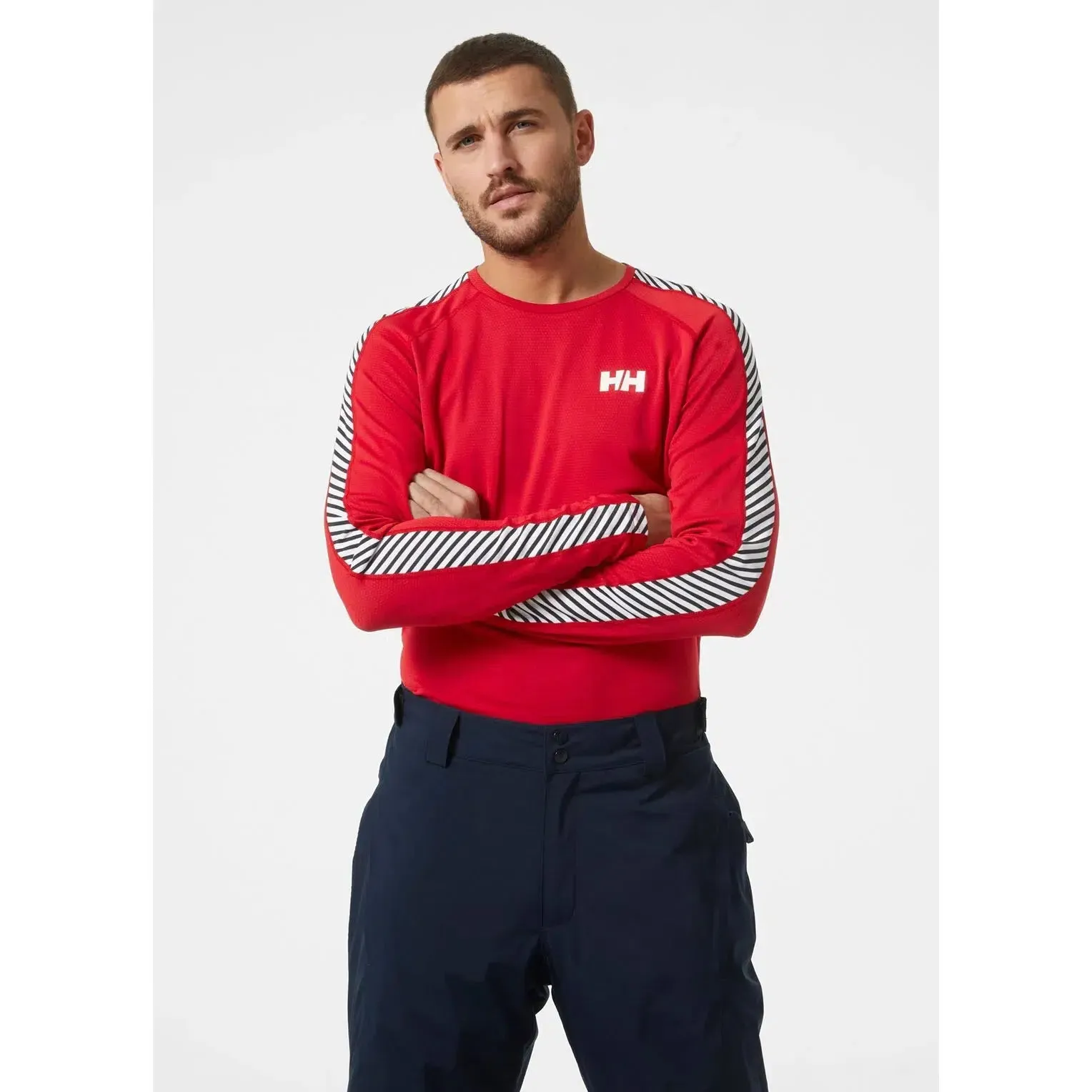 Helly Hansen Men's Lifa Active Stripe Crew